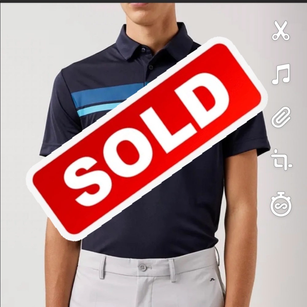 🆕NWT J.LINDEBERG CLARK POLO SMALL